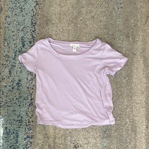 Purple Casual Tank Top Soft Knit Relaxed Fit